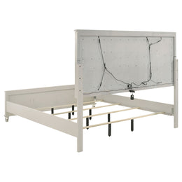 Olivia  California King Bedroom Set Pearl White