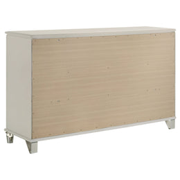Olivia  California King Bedroom Set Pearl White