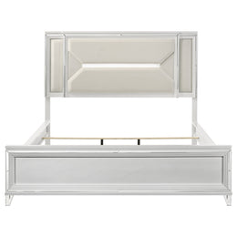 Marmore 64-inch California King Bed LED Headboard White