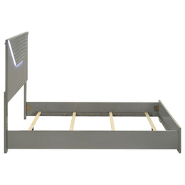 Hyland  Panel Bed LED Headboard Natural
