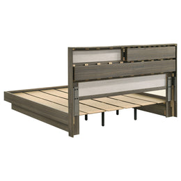 Fenwick  California King Bedroom Set Grey Oak
