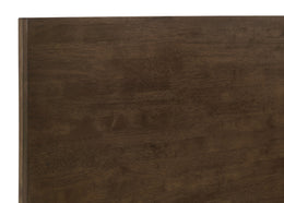 Glenwood 48-inch  Platform Panel Bed Warm Brown