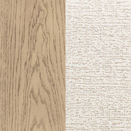 Kailani 49-inch California King Wingback Bed Beige Oak