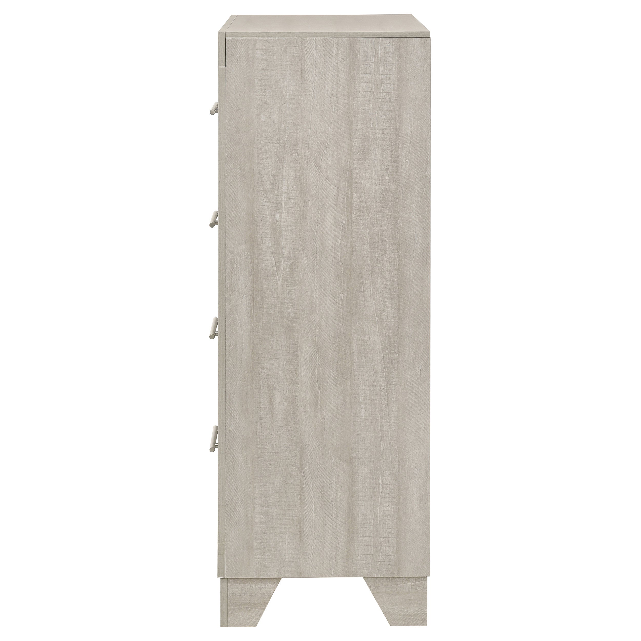 Trenton 4-drawer Bedroom Chest of Drawers Rustic Cream