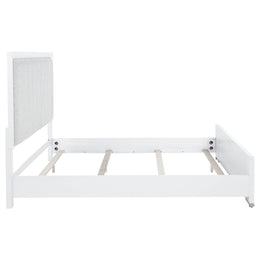 Gracemont 57-inch  Panel Bed Grey and White