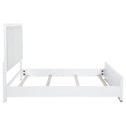 Gracemont 57-inch  Panel Bed Grey and White
