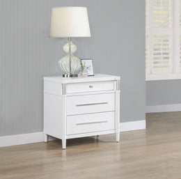 Gracemont 3-drawer Bedroom Nightstand Bedside Table White