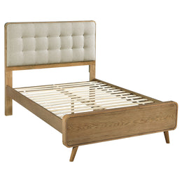Robyn Wood California King Platform Bed Dark Walnut