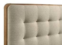 Robyn Wood California King Platform Bed Dark Walnut