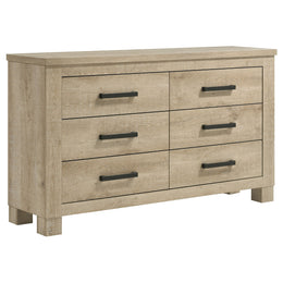 Oakglen  California King Bedroom Set Weathered Oak