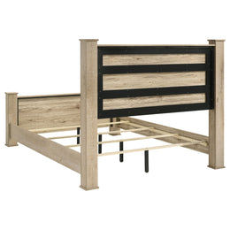 Oakglen  California King Bedroom Set Weathered Oak