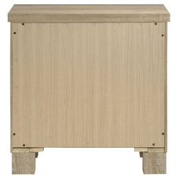 Oakglen 2-drawer Nightstand Bedside Table Weathered Oak