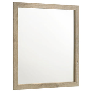 Oakglen Dresser Mirror Weathered Oak