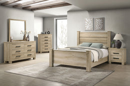 Oakglen Dresser Mirror Weathered Oak