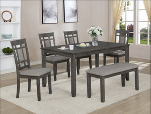 Paige 6-Pc Dinette Set With Bench