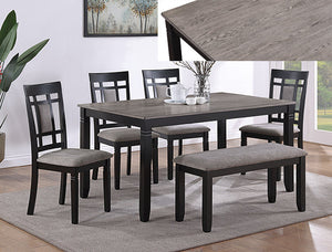 Paige 6-Pc Dinette Set With Bench