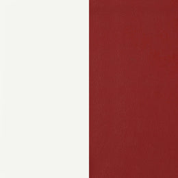 Retro  Oval Dining Table Set White and Black