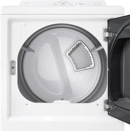 Package - LG - 5.0 Cu. Ft. High-Efficiency Smart Top Load Washer with Easy Unload and 7.3 Cu. Ft. Smart Electric Dryer with Sensor Dry - Alpine White