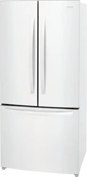 Frigidaire - 31 in. Wide 18 Cu. Ft. Counter Depth French Door Refrigerator with CrispSeal Crispers - White