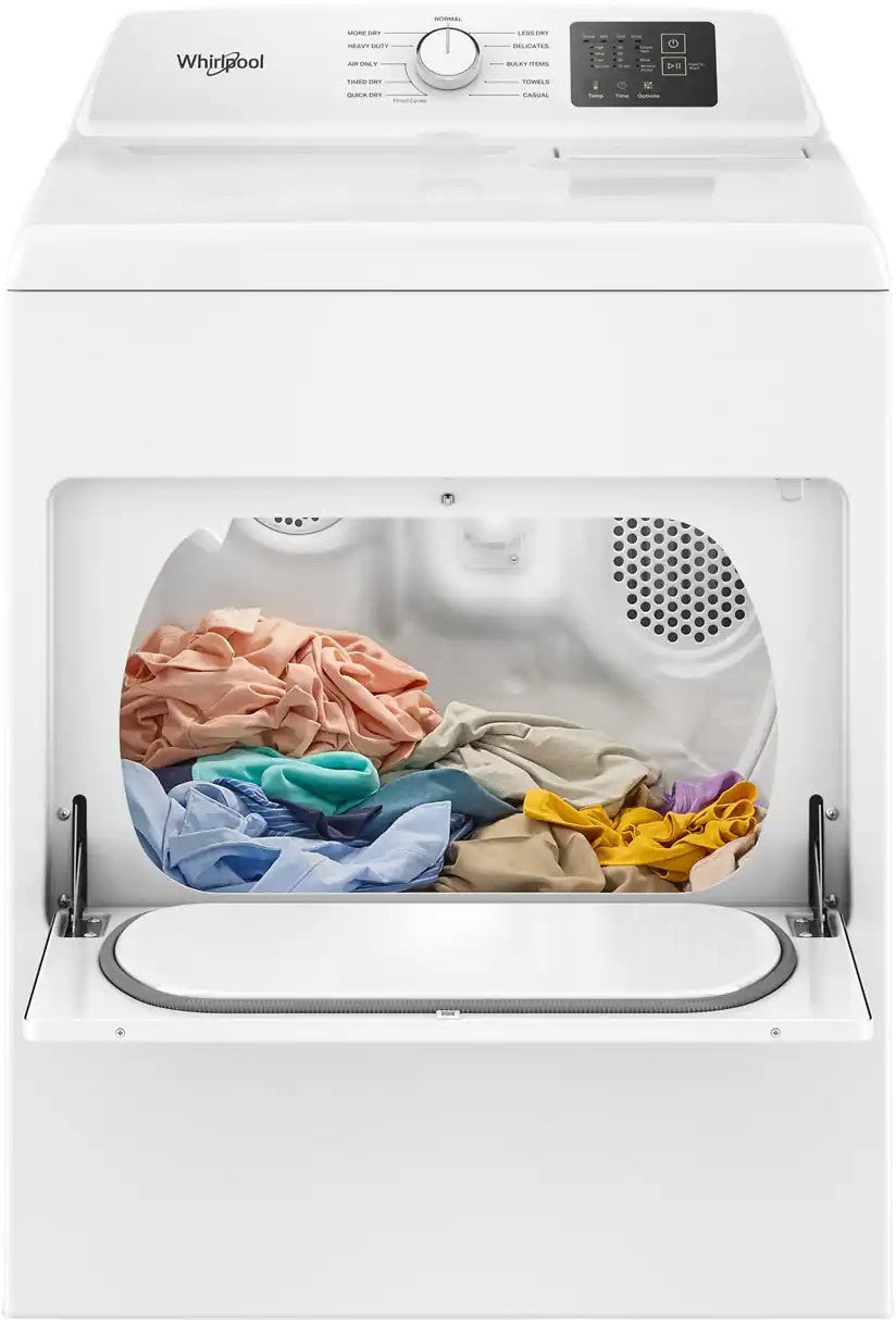 Package - Whirlpool - 4.2-4.3 Cu. Ft. High-Efficiency Top Load Washer with 2-in-1 Removable Agitator and 7.0 Cu. Ft. Gas Dryer with Adaptive Dry - Vented Matching - White