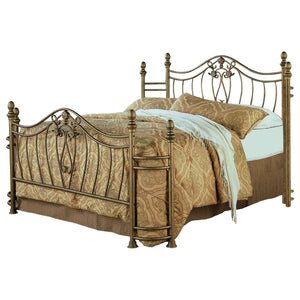 Sydney  Headboard and Footboard Brushed Gold