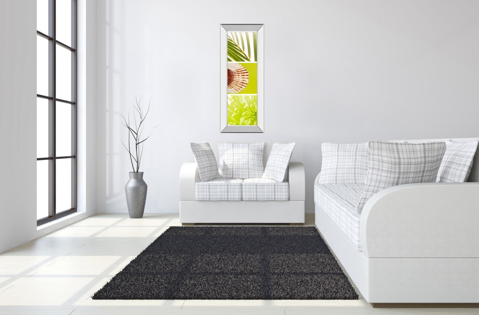 Facets Of Spring I  By Irena Orlov 18X42 Mirror Frame Print