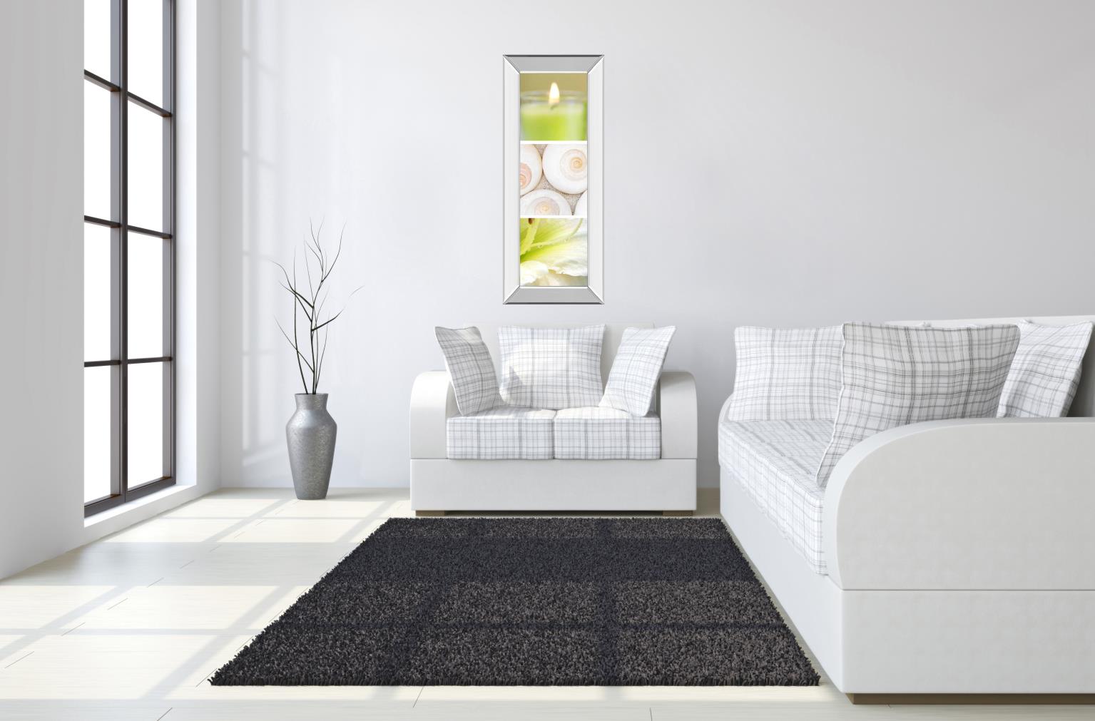 Facets Of Spring Ii By Irena Orlov 18X42 Mirror Frame Print