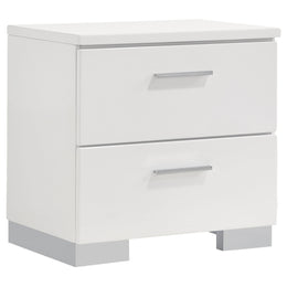 Jeremaine  California King Bedroom Set White