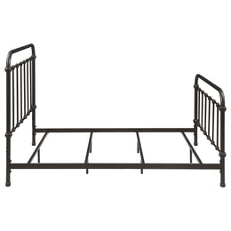 Livingston Metal California King Open Frame Bed Dark Bronze