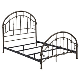 Rowan Metal  Open Frame Bed Dark Bronze