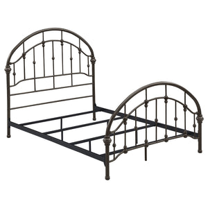 Rowan Metal  Open Frame Bed Dark Bronze