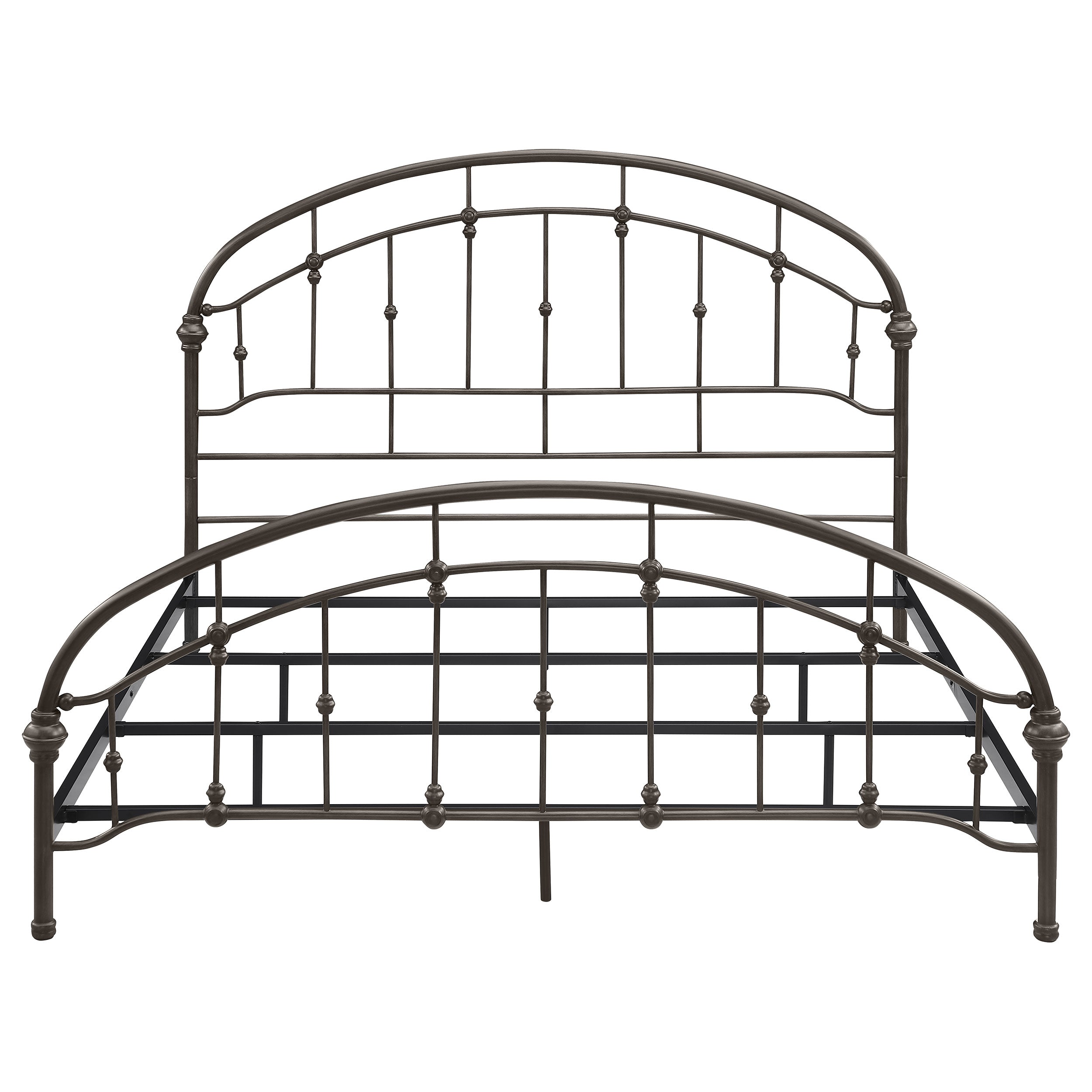 Rowan Metal  Open Frame Bed Dark Bronze