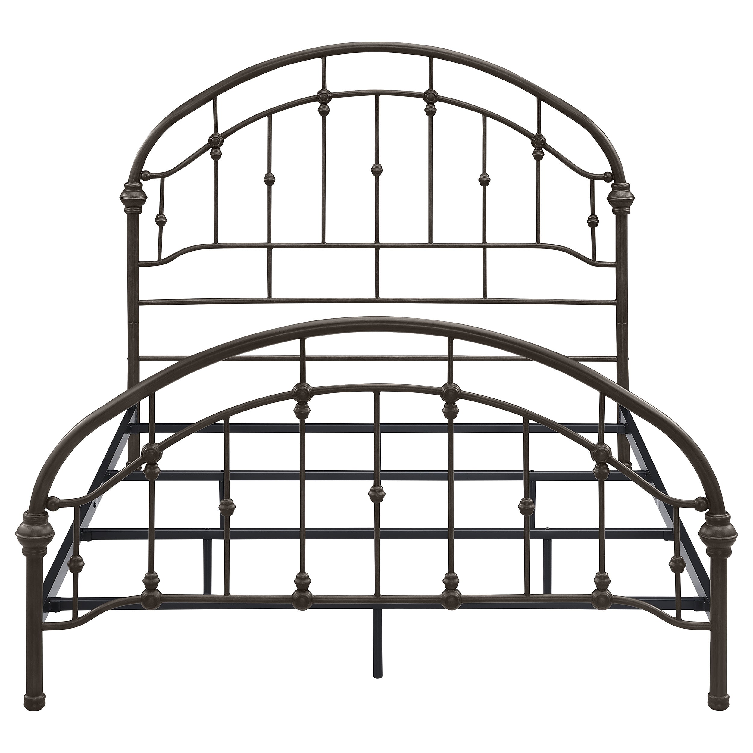 Rowan Metal  Open Frame Bed Dark Bronze