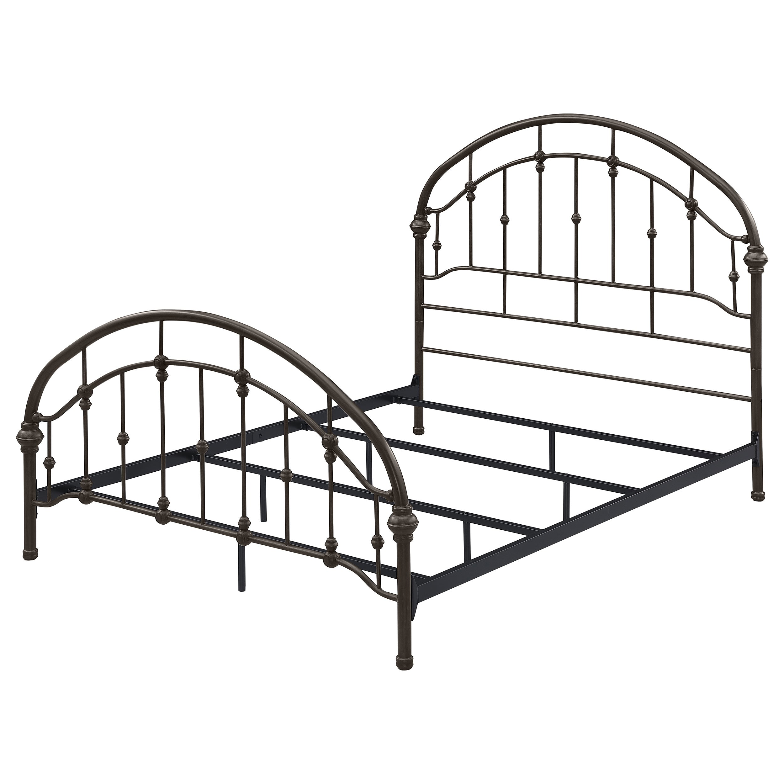 Rowan Metal  Open Frame Bed Dark Bronze