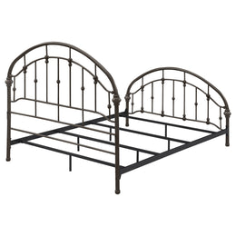 Rowan Metal  Open Frame Bed Dark Bronze