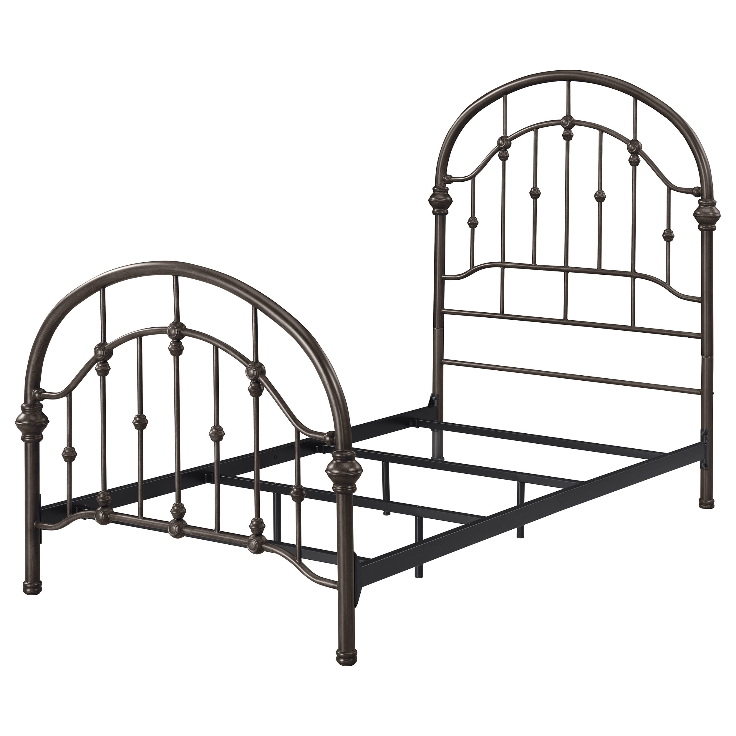 Rowan Metal  Open Frame Bed Dark Bronze