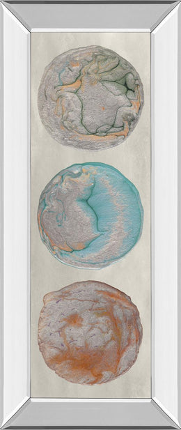 Planet Trio Ii By Alicia Ludwig 18X42 Mirror Frame Print