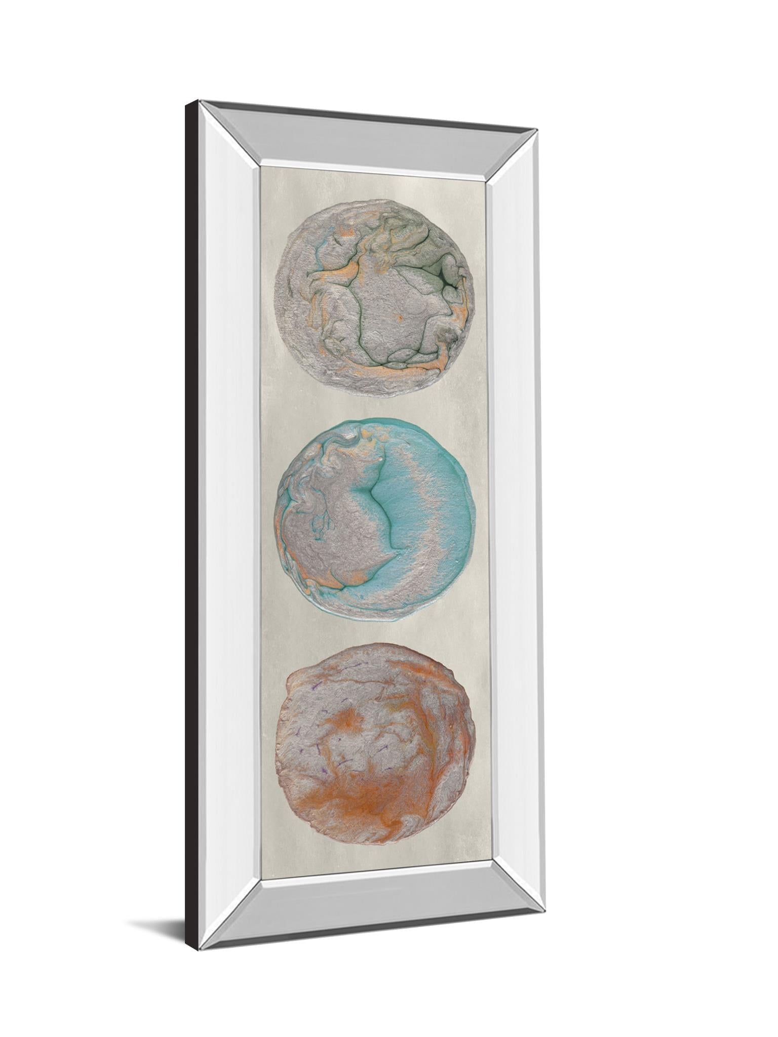 Planet Trio Ii By Alicia Ludwig 18X42 Mirror Frame Print