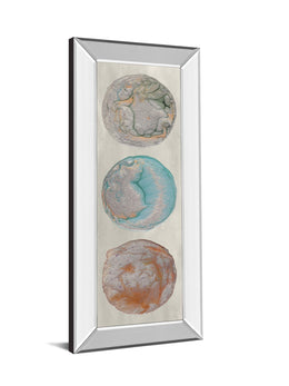 Planet Trio Ii By Alicia Ludwig 18X42 Mirror Frame Print