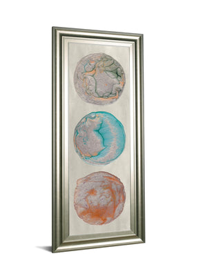 Planet Trio Ii By Alicia Ludwig 18X42 Framed Print