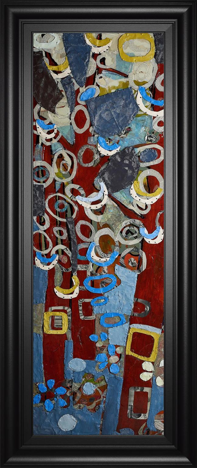 Cut Paper Trees I By Erin Mcgee Ferrell 18X42 Framed Print