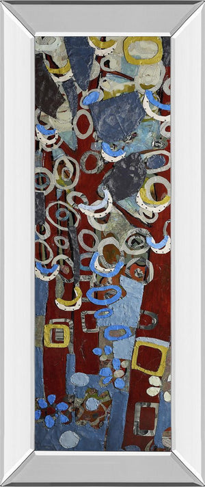 Cut Paper Trees I By Erin Mcgee Ferrell 18X42 Mirror Frame Print