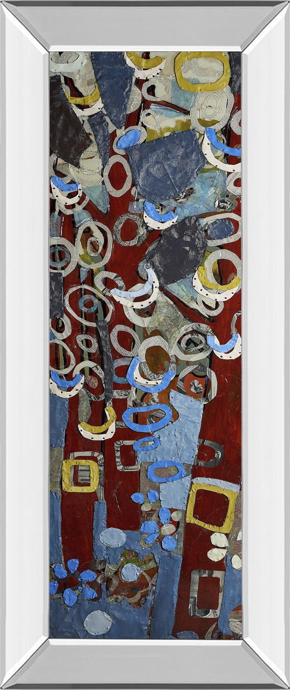 Cut Paper Trees I By Erin Mcgee Ferrell 18X42 Mirror Frame Print
