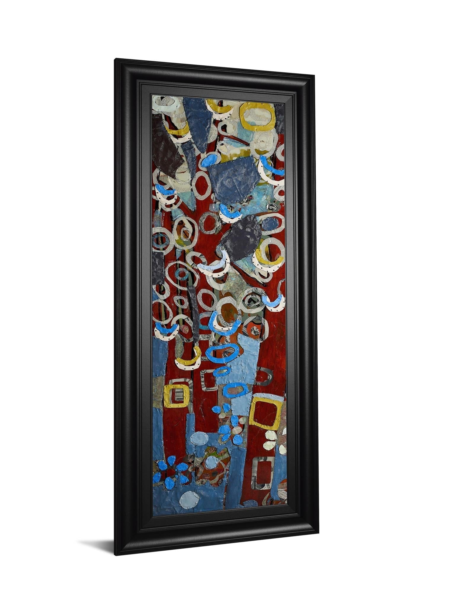 Cut Paper Trees I By Erin Mcgee Ferrell 18X42 Framed Print