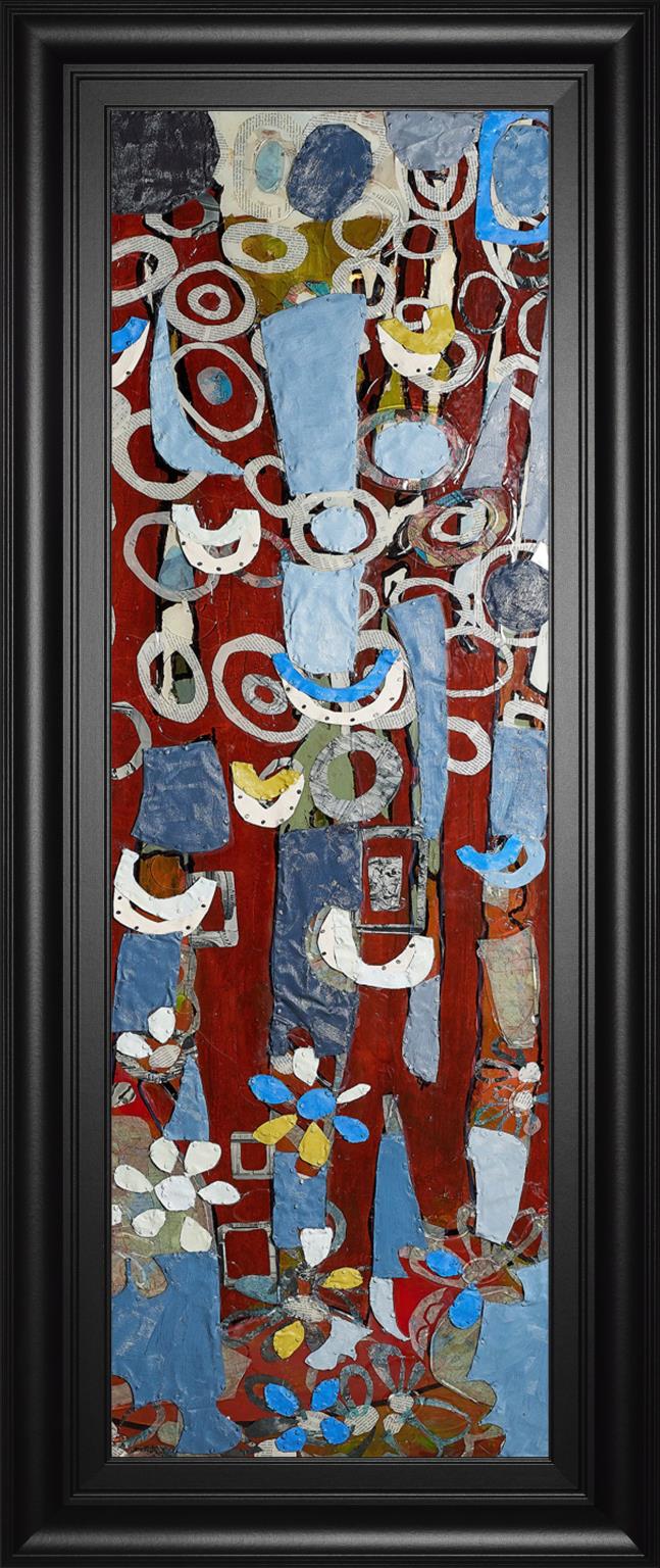 Cut Paper Trees Ii By Erin Mcgee Ferrell 18X42 Framed Print