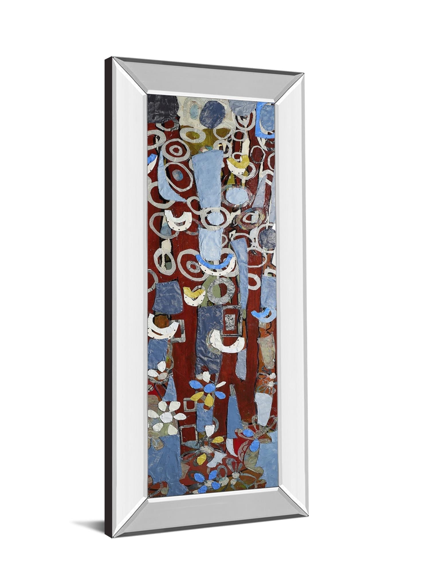 Cut Paper Trees Ii By Erin Mcgee Ferrell 18X42 Mirror Frame Print