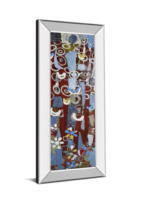 Cut Paper Trees Ii By Erin Mcgee Ferrell 18X42 Mirror Frame Print
