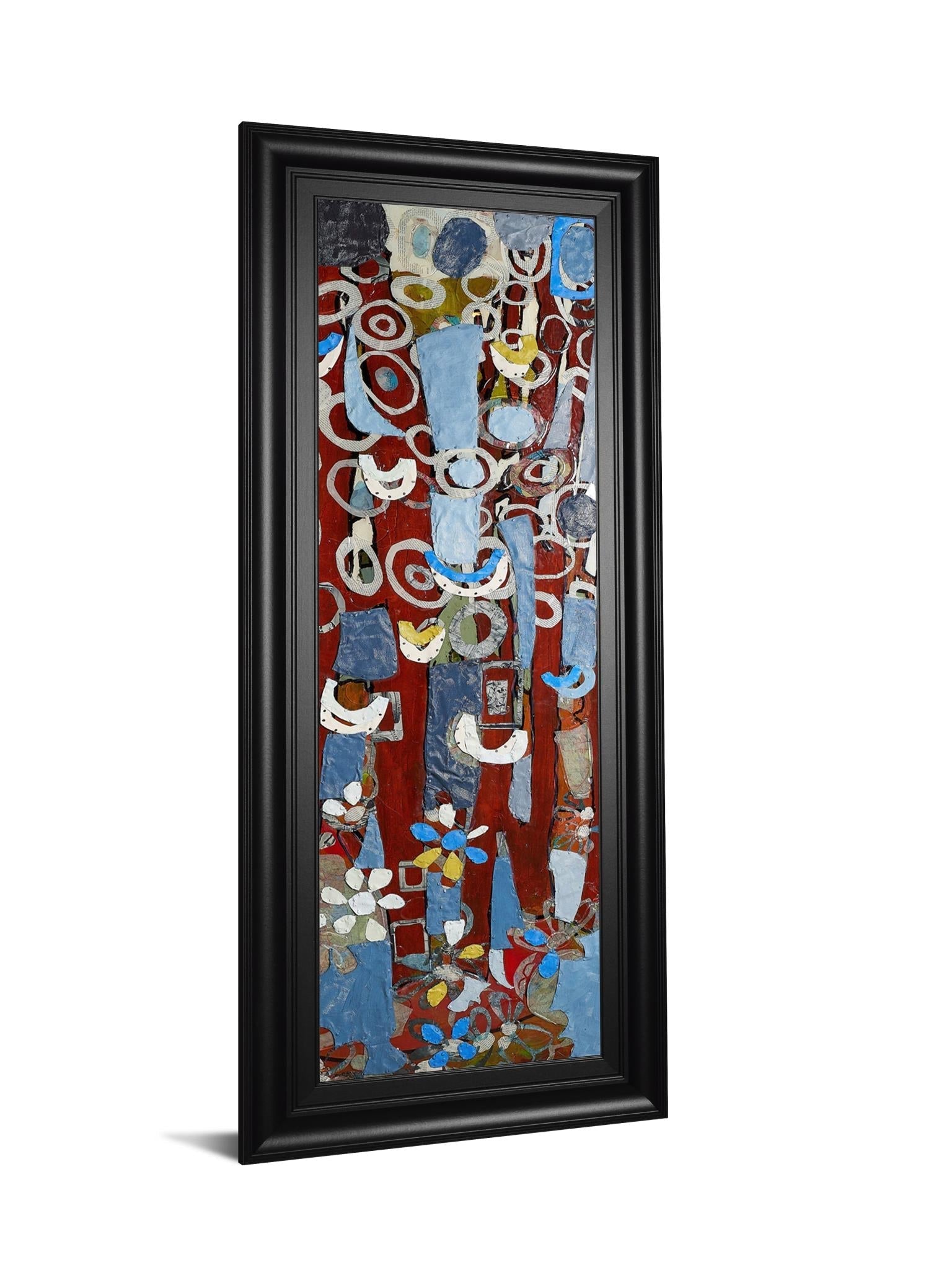 Cut Paper Trees Ii By Erin Mcgee Ferrell 18X42 Framed Print