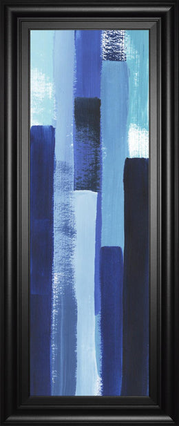 Azule Waterfall I By Grace Popp 18X42 Framed Print