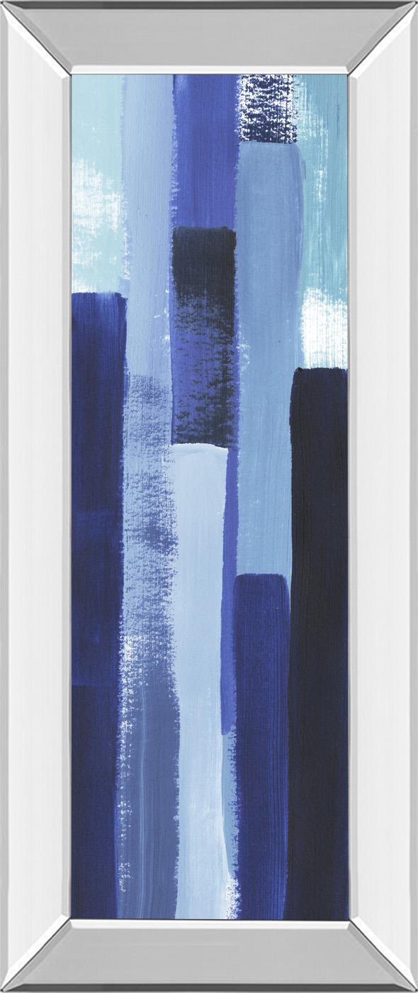 Azule Waterfall I By Grace Popp 18X42 Mirror Frame Print